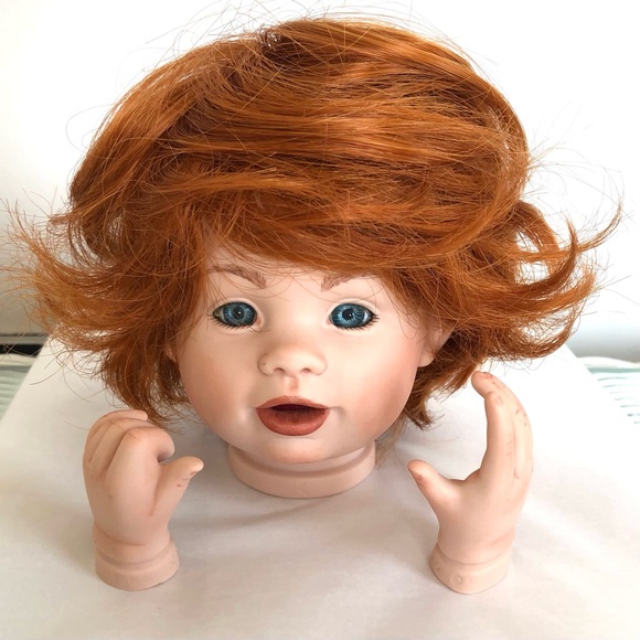Doll wig blonde Ringletts size 10 curly long doll wig blonde by playhouse coll. - Picture 12 of 16